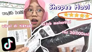 SHOPEE HAUL! Buka-Buka Paket Lagi😍