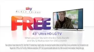Sky Black Friday has arrived with a FREE 43” UHD LG TV