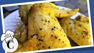 Lemon Pepper Chicken Wings! An Easy, Healthy Chicken Dinner Recipe!