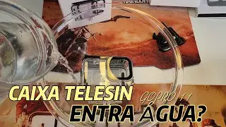 Testando na ÁGUA a caixa estanque TELESIN para GOPRO