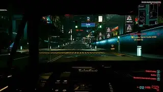 Cyberpunk 2077 Покатушки по ночному городу или как угнать тачку.