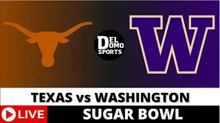 TEXAS VS WASHINGTON LIVE - NCAAF Sugar Bowl Game Score Radio JAN 01, 2024