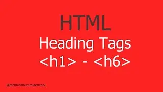 Heading in HTML | Nizami Coding.