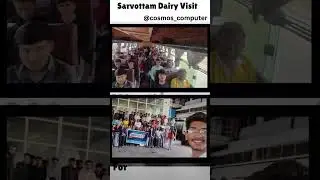 student's industrial visit @sarvottam dairy