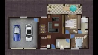 Photoshop İle 2D Kat Planı Boyama Eğitim Seti Örnek Video