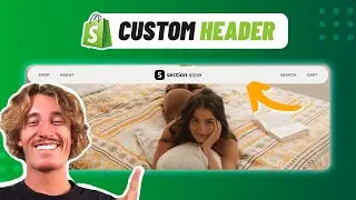 Custom Shopify Header | No Code Tutorial