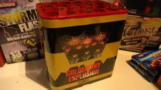 20sh Golden Sky Explosion - Rubro Vuurwerk