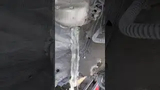 How a car dies, draining water from cavities