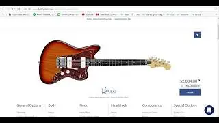 How to Build a JazzMaster Online - Custom Online Builder