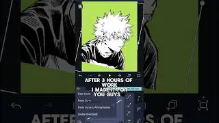 Making MANGA animation🖤🤍 // for YOU // #anime #manga