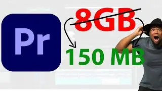 How To DRASTICALLY Reduce  Size of Your Abobe Premier Pro Video Export  Without Losing Quality 2024