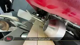 Cross-Cut Line with integrated scanner and automatic sorting - Opti-Solution (1521)