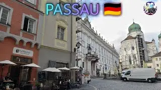 Plovidba Dunavom kroz Passau Nemačka | PASSAU GERMANY driving along Danube River