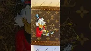 Custom Scrooge McDuck LV trunk 🏆🎨