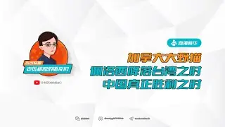 直播连线：加拿大大野猫—佩洛西降落台湾之时，才是中国真正胜利之时