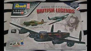 Revell 1/72 British Aviation Legends Gift set / Легенды Британии. Авиация. Подарочный набор.