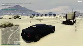 GTA 5 Уход от погони я на фуре и  катере