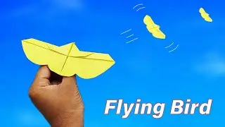 How to Make Flying Paper Bird - Super Flying New Bird Plane