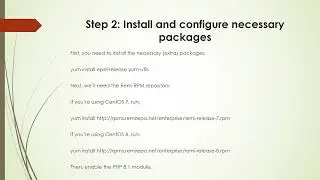 Install PHP on CentOS