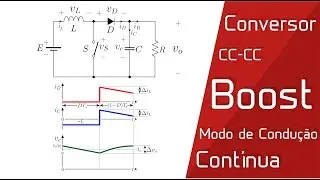 Conversor CC-CC Boost - Modo de Condução Contínua - CCM