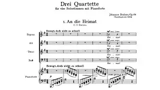 Brahms: Drei Quartette, Op. 64: No. 1-3 (Chamber Choir of Europe)