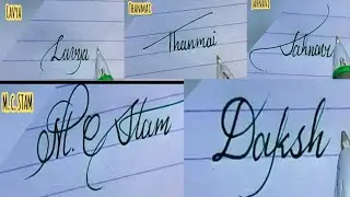 Name Write in cursive Writing || Learn Writing 0.12 || Alphabet || Letter | Sign Design 
