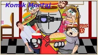Ds ile Tiky Hamburgercide Çalışıyor Komik Montaj