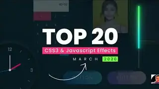 TOP 20 ADVANCE CSS & JAVA SCRIPT WEB EFFECTS || by Telesky || 