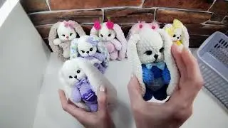 Bunnies MK toys from Ksyushka My Bunny, kitties MK Antonina Dektyareva