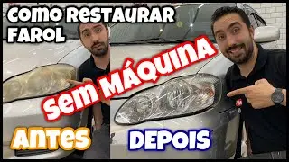 HOW TO RESTORE A YELLOWED HEADLIGHT EASILY WITHOUT POLISHING