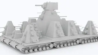 Лего мини- танк (МОНСТР) КВ-44