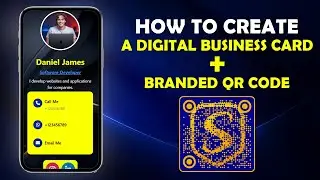 How to Create a Professional Digital Business Card with a Custom QR Code