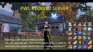 Evolved PWI, Opening #2,000 Delicate Moon Chest Packs