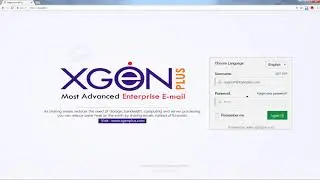 XgenPlus : How to login in xgenplus most advance enterprise email