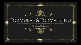 Tony Bailey:  Visual Basic Macros (csv to excel)