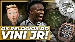 VINICIUS JÚNIOR: OS RELÓGIOS ESPETACULARES DO CRAQUE!
