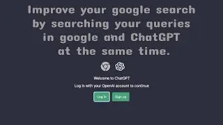 Enable Chat GPT for google search and chrome | Improve your search using both search engines