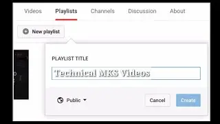 How To Make A  PlayList || On Your YouTube Channel