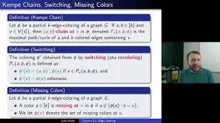 Graph Theory 3-1: Edge Coloring