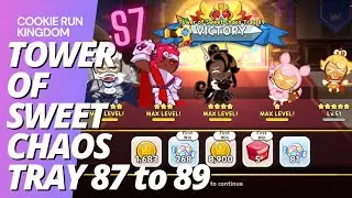 Cookie Run Kingdom Tower Of Sweet Chaos Tray 87 to Tray 89