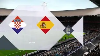 Croatia vs Spain | De Kuip | 2023 UEFA Nations League Final | PES 2021