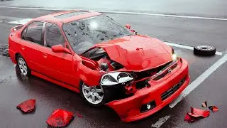 This NEW Honda Civic BeamNG Mod Is AWESOME...And Fun To Crash
