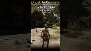 [UE5] New 2h Sword Anims in my #unrealengine RPG-lite