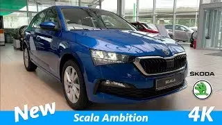 Škoda Scala 2019 Ambition - FIRST in-depth review in 4K | Interior - Exterior (Base LED headlights)