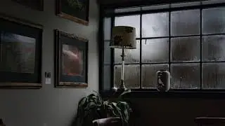Deep sleep relaxing rain sounds video in a cozy room - 8 hours #rain #video #asmr #meditation #sleep