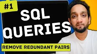 Remove Redundant Pairs - SQL Interview Query 1 | SQL Problem Level 