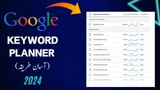 How to use Google Keyword Planner for Keyword Research |  Keyword Research