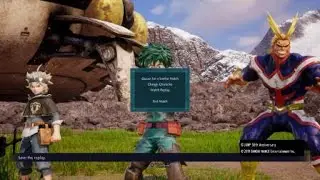 JUMP FORCE - First Online Win - Deku vs Frieza