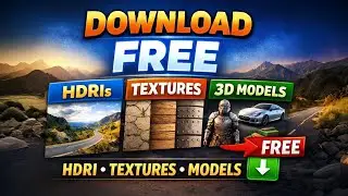 How to Download HDRIs, Textures & Models FREE | EYESTUBE