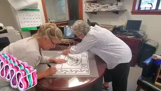 Rug Hooking Punch Needle Design Tutorial  Transfer Innovation Truly Magical on Fiba Tape